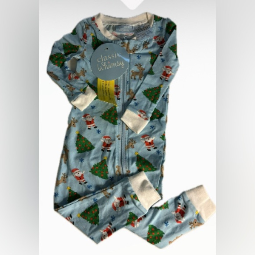Christmas sleeper with cute panel on back
